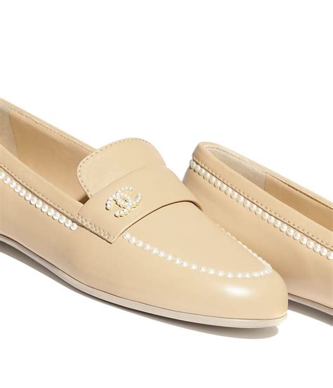 chanel beige loafer|chanel fashion.